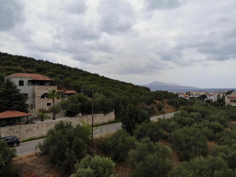 Almyrida Kreta, Almyrida: Grundstück mit Baurechten und Meerblick zu verkaufen Grundstück kaufen